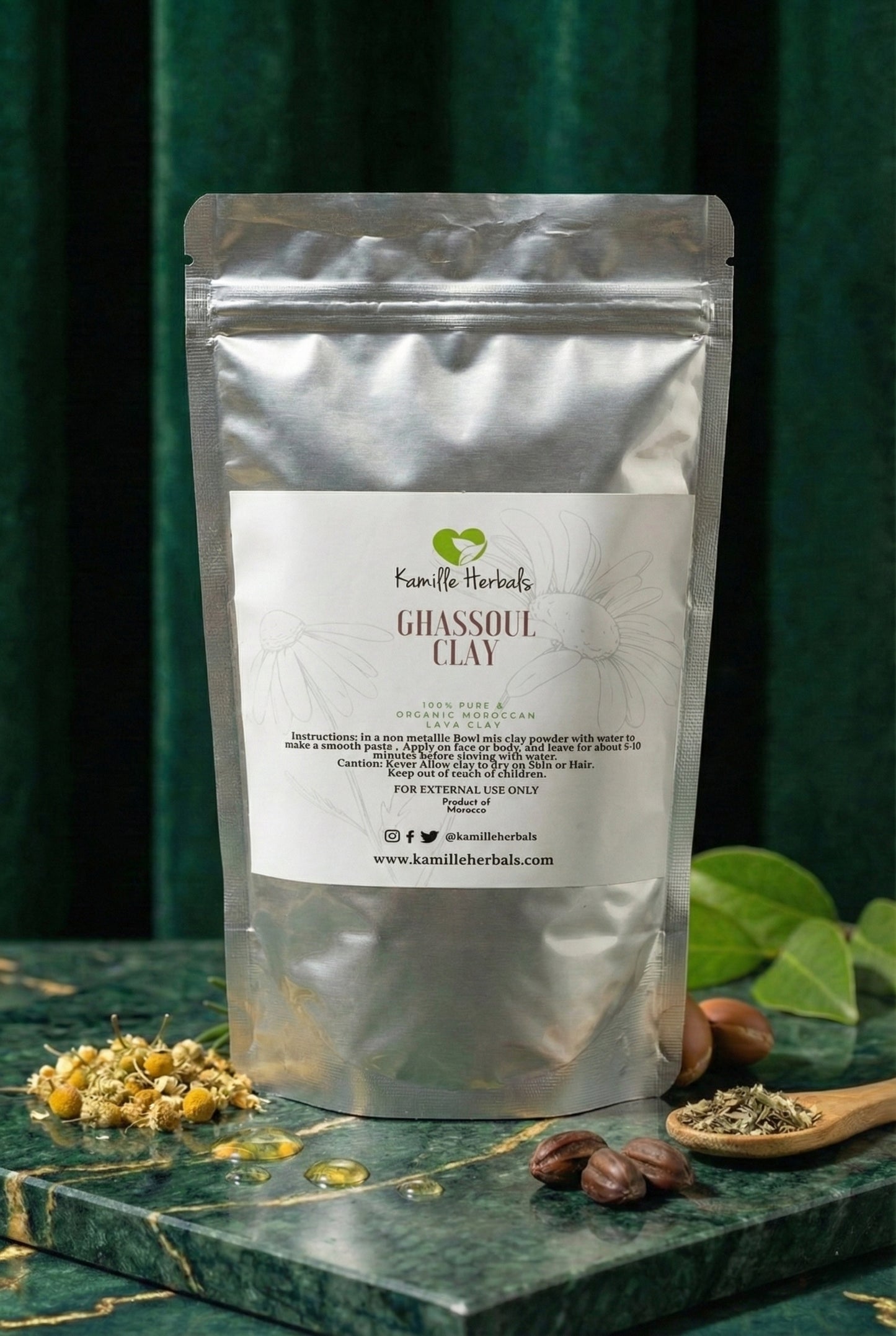 Ghassoul (Rhassoul) Clay Moroccan Lava Clay