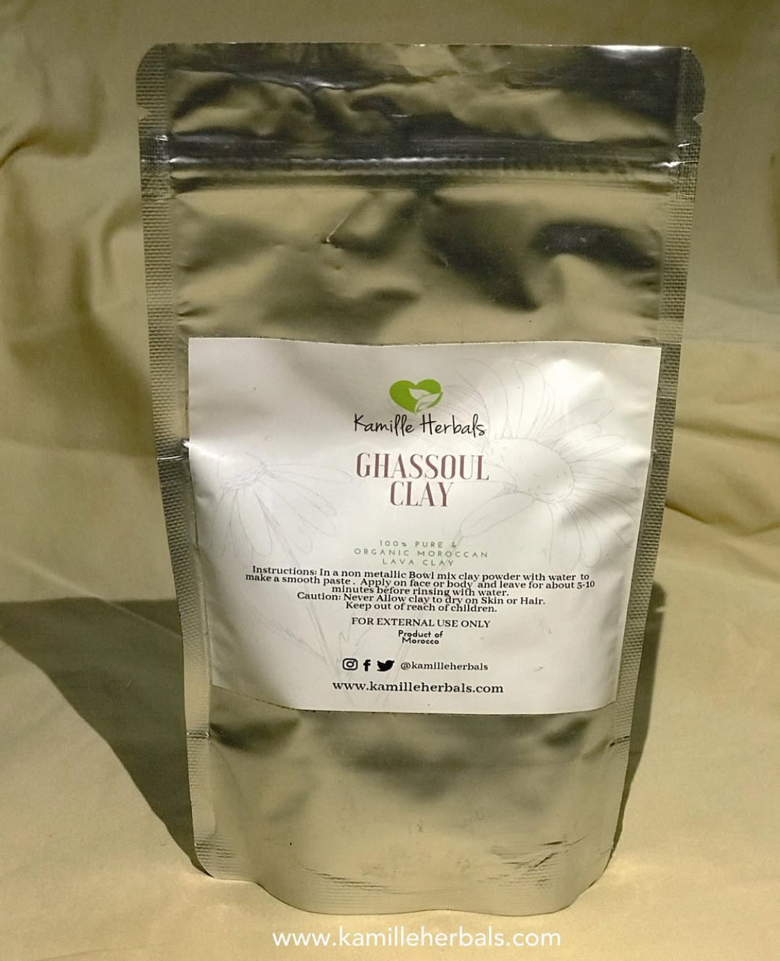 Ghassoul (Rhassoul) Clay Moroccan Lava Clay Bundle