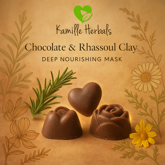 Chocolate & Rhassoul Clay Deep Nourishing Hair Mask Bundle