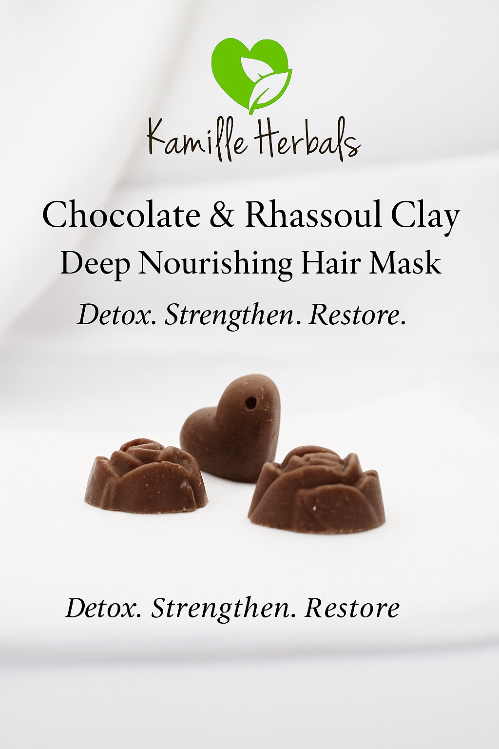 Chocolate & Rhassoul Clay Deep Nourishing Hair Mask Bundle
