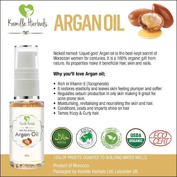 Argan Oil 100% Pure and organic