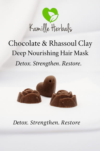 Chocolate & Rhassoul Clay Deep Nourishing Hair Mask Bundle