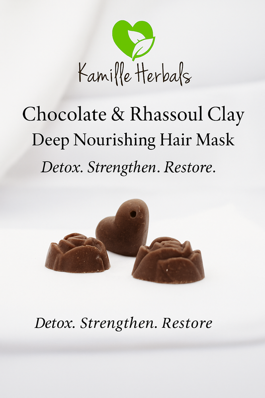 Chocolate & Rhassoul Clay Deep Nourishing Hair Mask Bundle